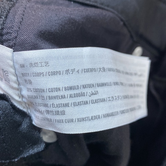 Abercrombie & Fitch Mixed Fabric Ultra High Rise Ankle Straight Jean Size 27 - Picture 14 of 17